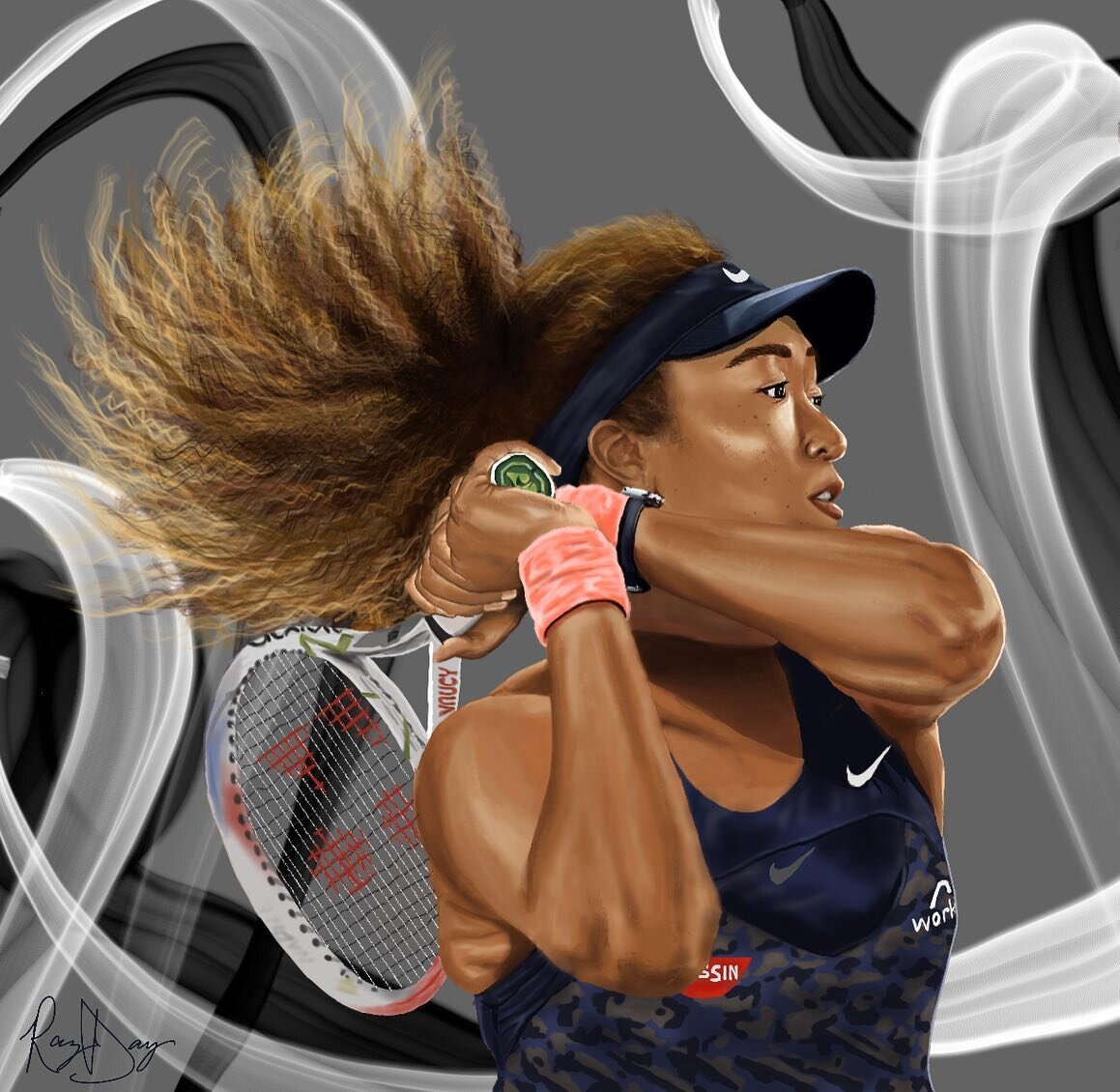 Congratulations to the 4x Grand Slam Champion, Naomi Osaka!🏆

Aside from her killer serves in the match against Serena Williams- the butterfly moment was one of the most unforgettable events during the Australian Open🦋

Artist note: Purchasing an i