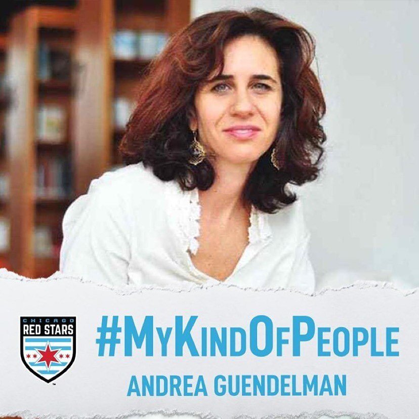Repost from @chicagoredstars
&bull;
For today's #MyKindOfPeople we're featuring @andreaguendelman. Andrea co-created Wallbreakers &ndash; a solution to connect talented students from underrepresented backgrounds with companies hungry for talent and l