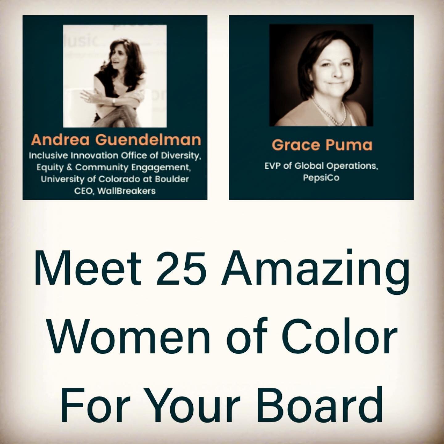 https://site.theboardlist.com/blog-archives/meet-25-amazing-women-of-color-for-your-board via @theboardlist_boardforward