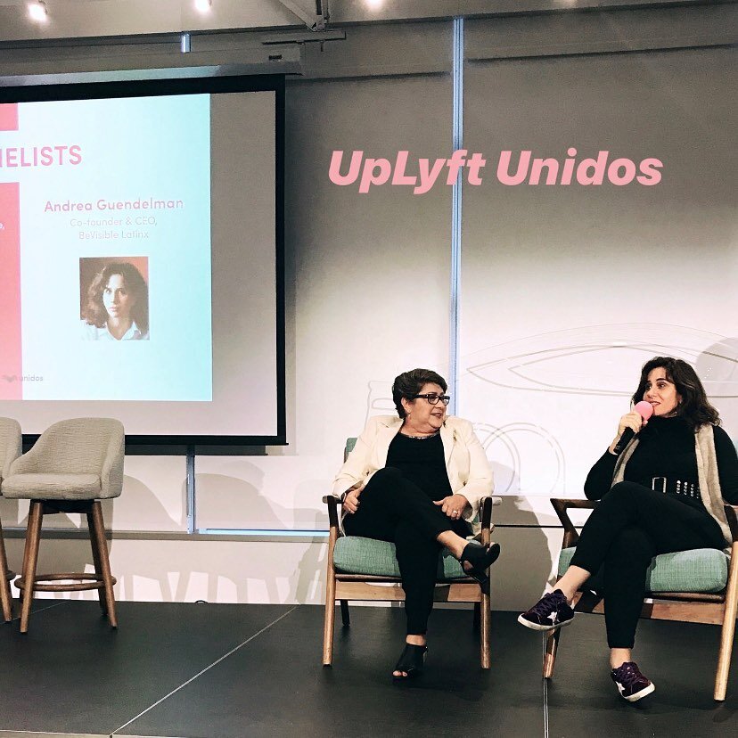 I had the chance to listen and learn from @bevisiblelatinx founder Andrea Guendelman @FutureofWomen and Daysi Rojas @Visa. Feeling lots of gratitude for the latinx community in tech and for @UpLyftOthers UpLyft Unidos for hosting at @lyft