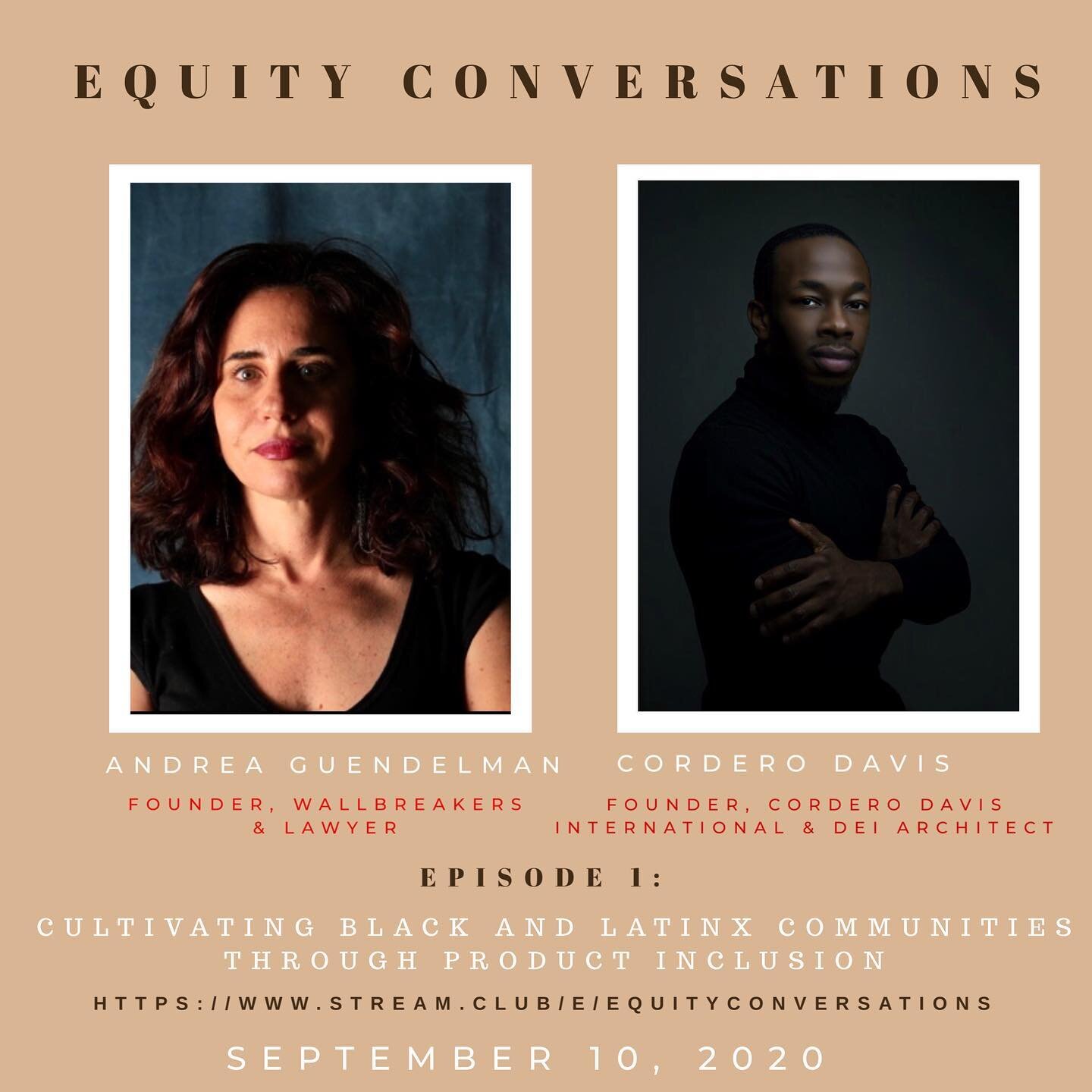 Excited for this #equity Conversatorio