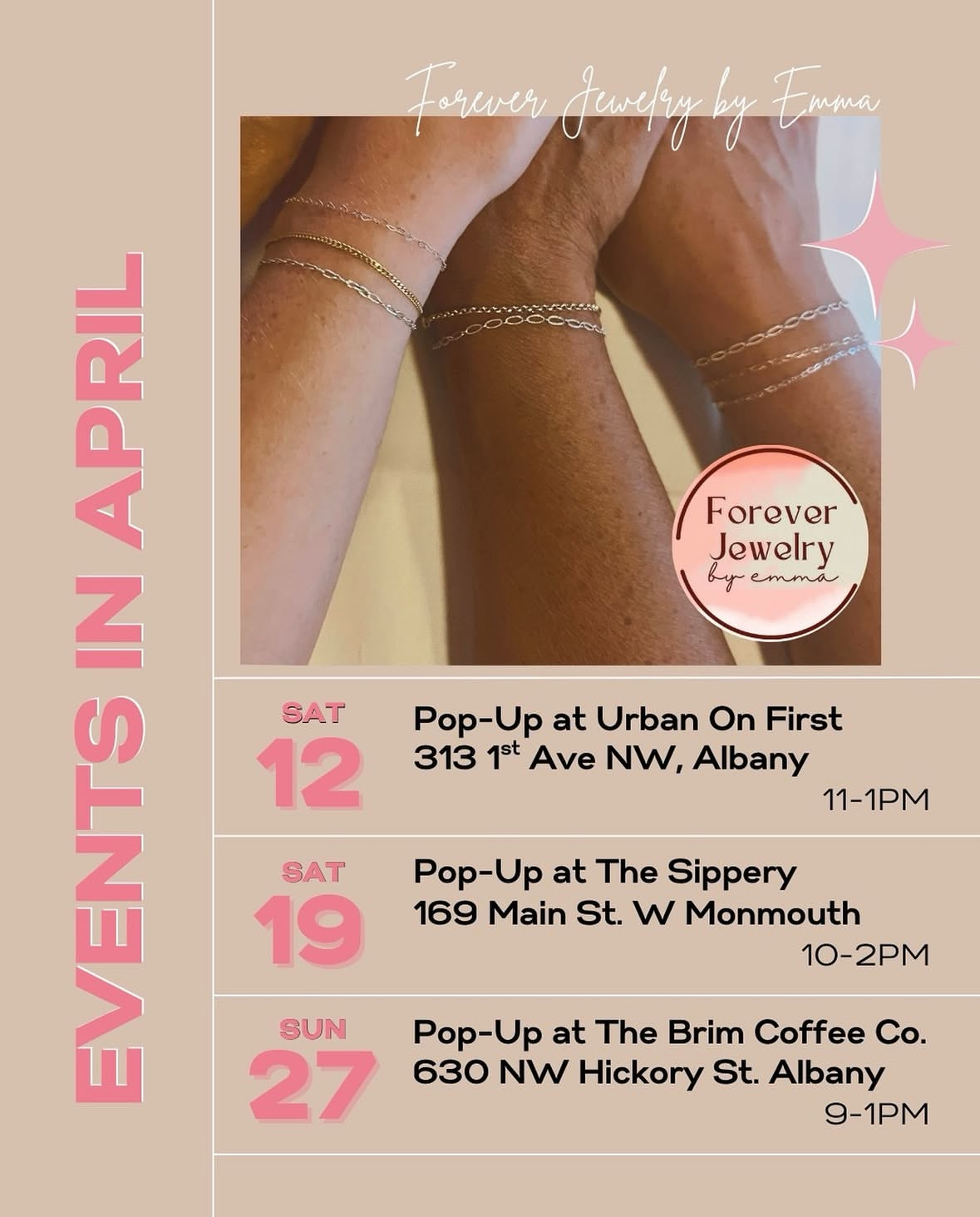 Forever Jewelry by Emma (Public Event)
