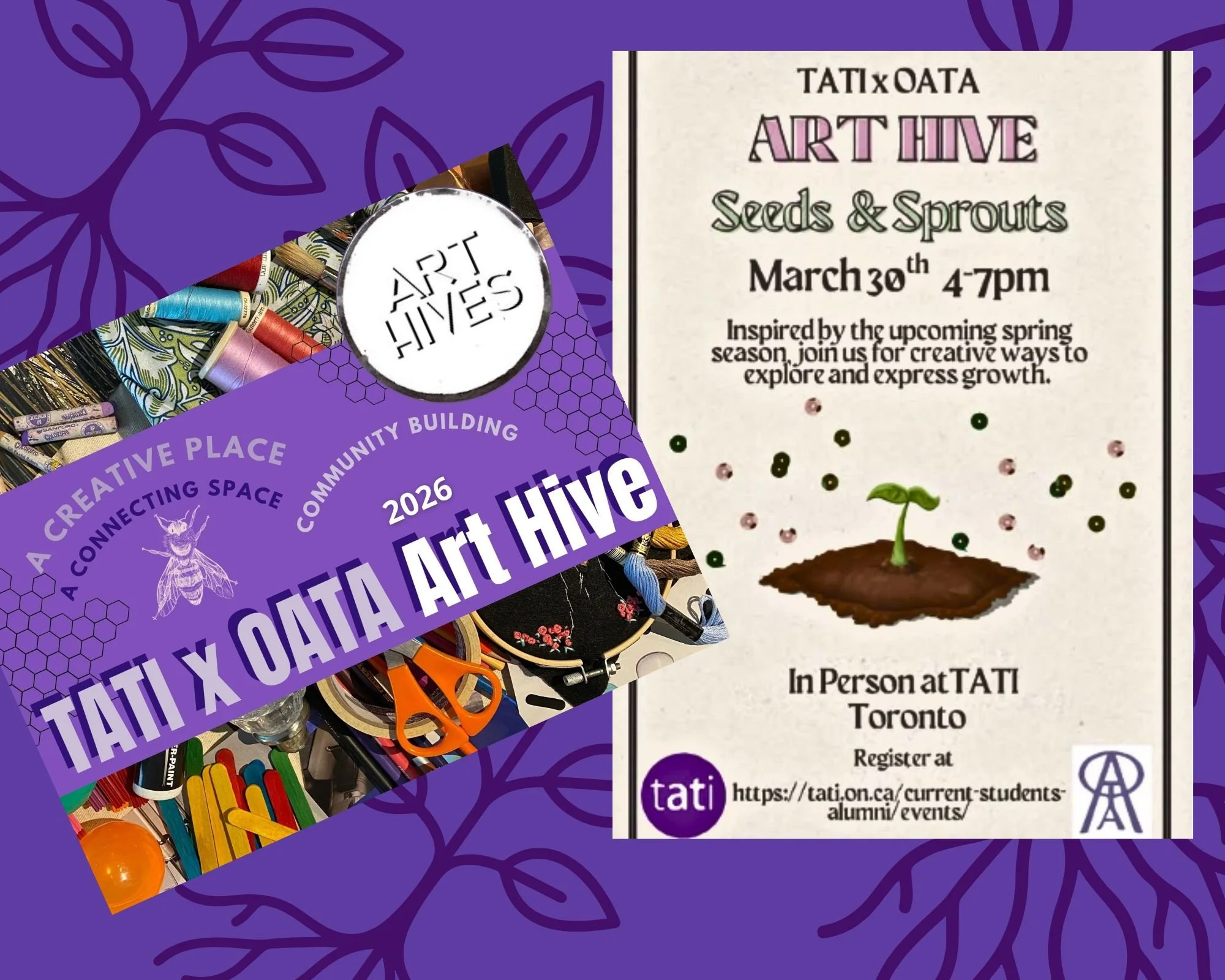 TATI x OATA Art Hive #4. 2026. Seeds &amp; Sprouts.