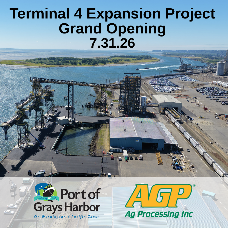 AGP and Port of Grays Harbor Celebrate Grand Opening of Terminal 4 Export Facility