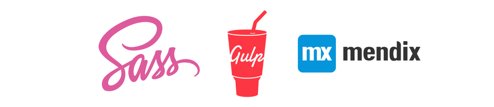  SASS + Gulp + Mendix. Graphic credit, Jason Teunissen 