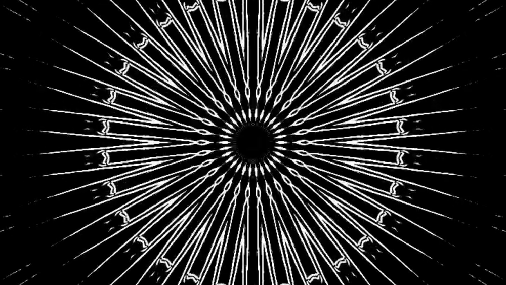  Example still-frame image taken from a generated glitch video . 