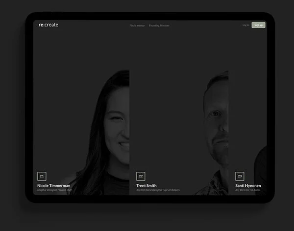  Founding Mentor Wall ( re:create ) 