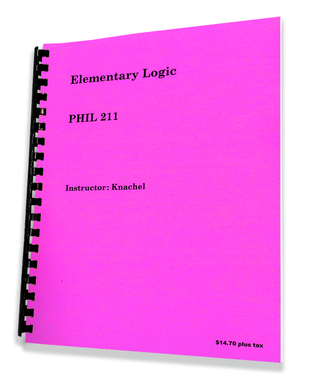 PHILOS 211 • Anderson • Elementary Logic