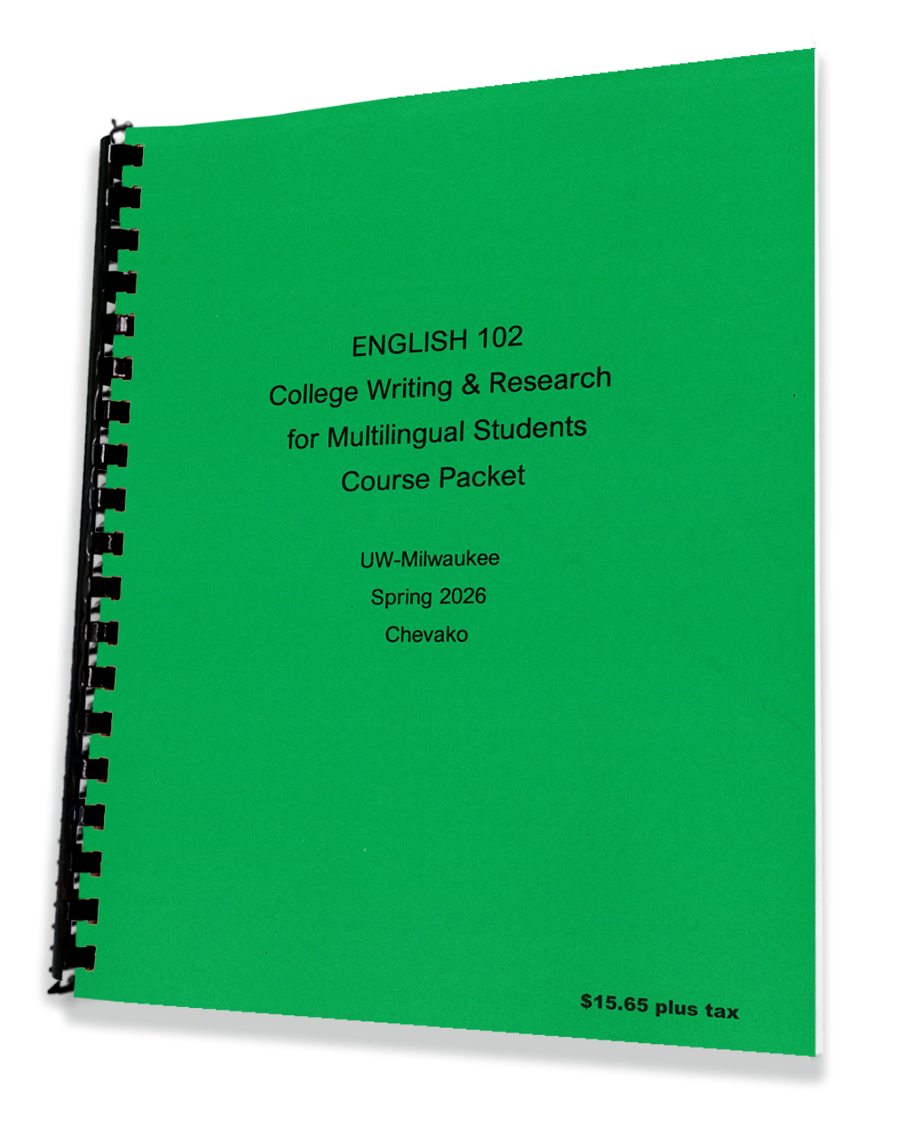 English 102 • CHEVAKO • College Writing & Research for Multilingual Students