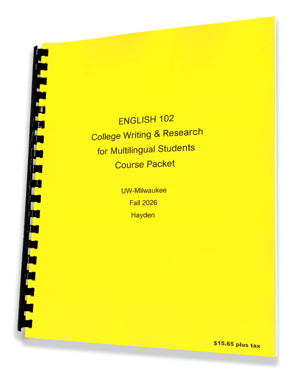 English 102 • Hayden • College Writing & Research for Multilingual Students