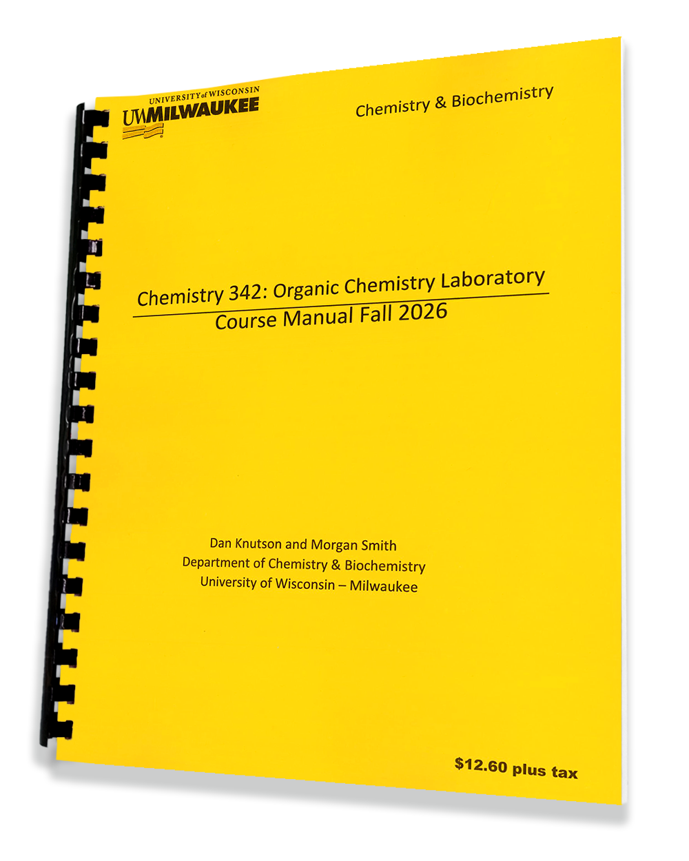 CHEM 342 • Chen • Introductory Organic Chemistry Laboratory