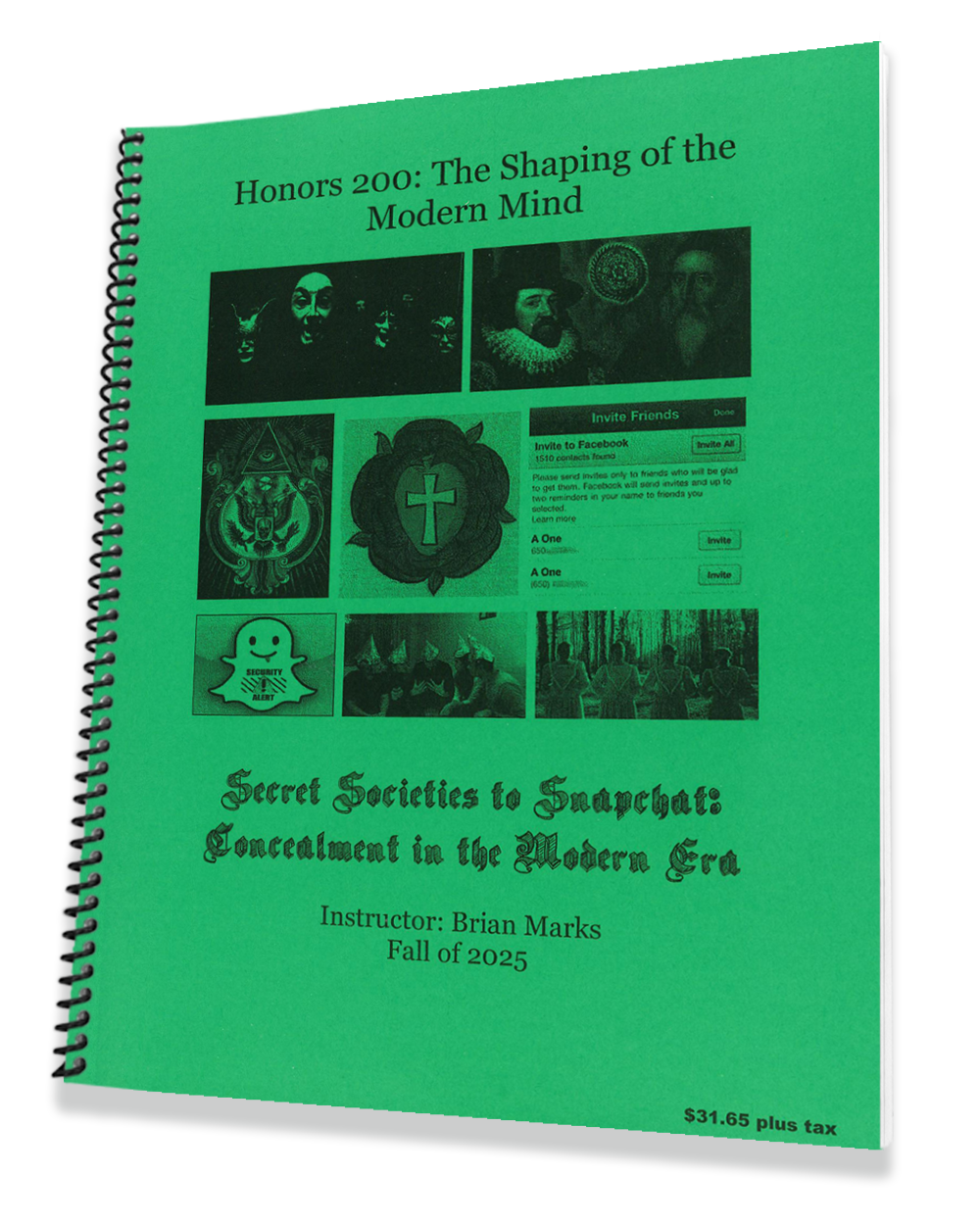 HONORS 200 • Marks • Secret Societies