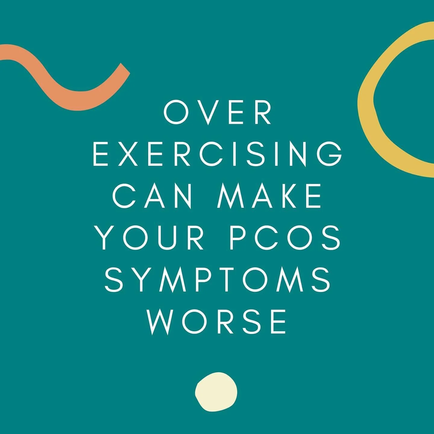 The #1 fat burning exercise is walking. Make sure that you are getting your steps in. Also weight training is recommended for women with PCOS. ⠀
⠀
If you over do it with exercise you can make your symptoms worse and actually gain weight. ⠀
⠀
Do you r
