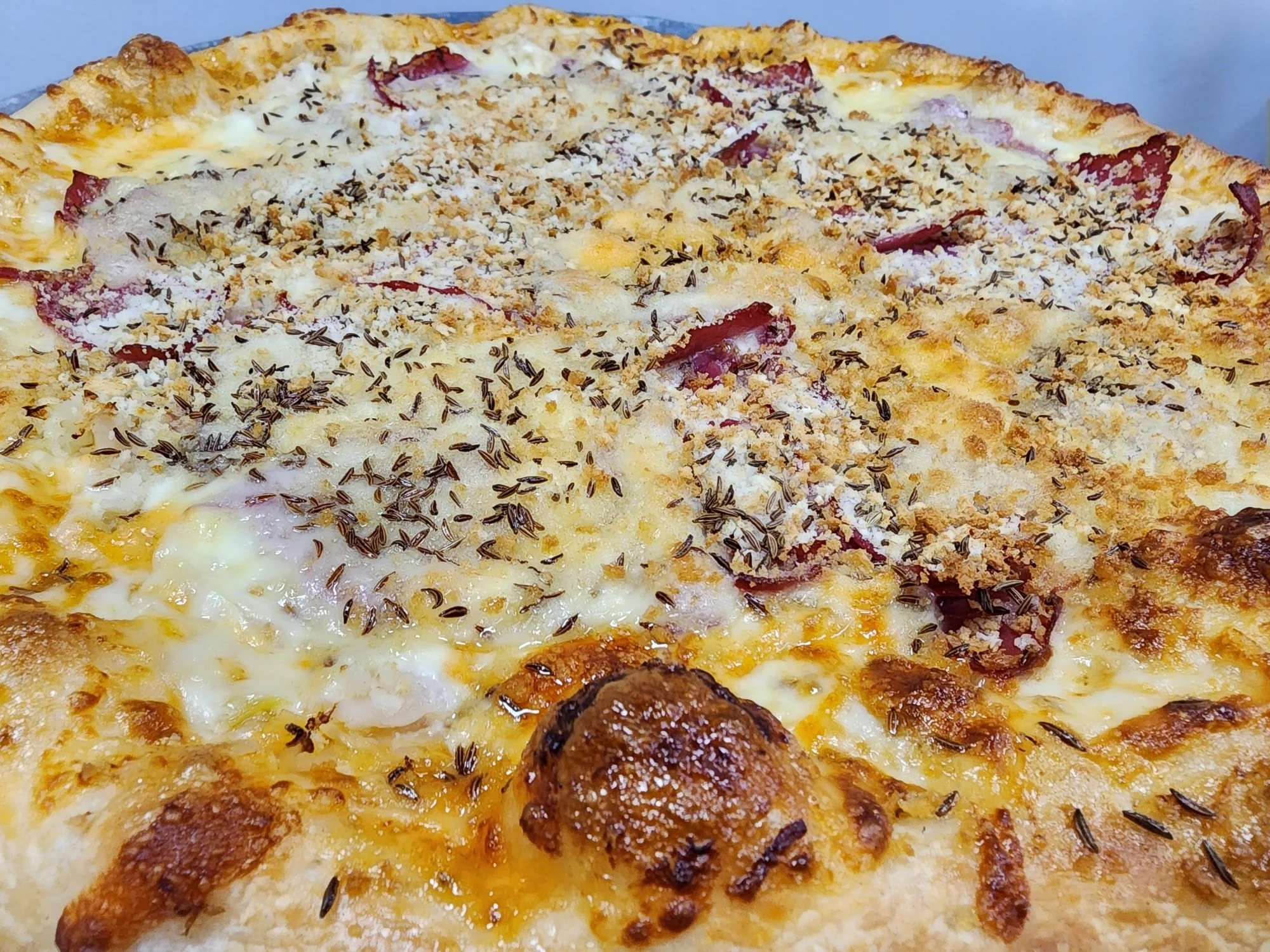 🍕🎉 It's Pizza Friday! 🎉🍕

Fall feels just right with our current Rotating Special &mdash; The Reuben Pizza! 🍂

We&rsquo;ve loved hearing the feedback from everyone who&rsquo;s tried it so far (thank you for the kind words 💛). If you haven&rsquo