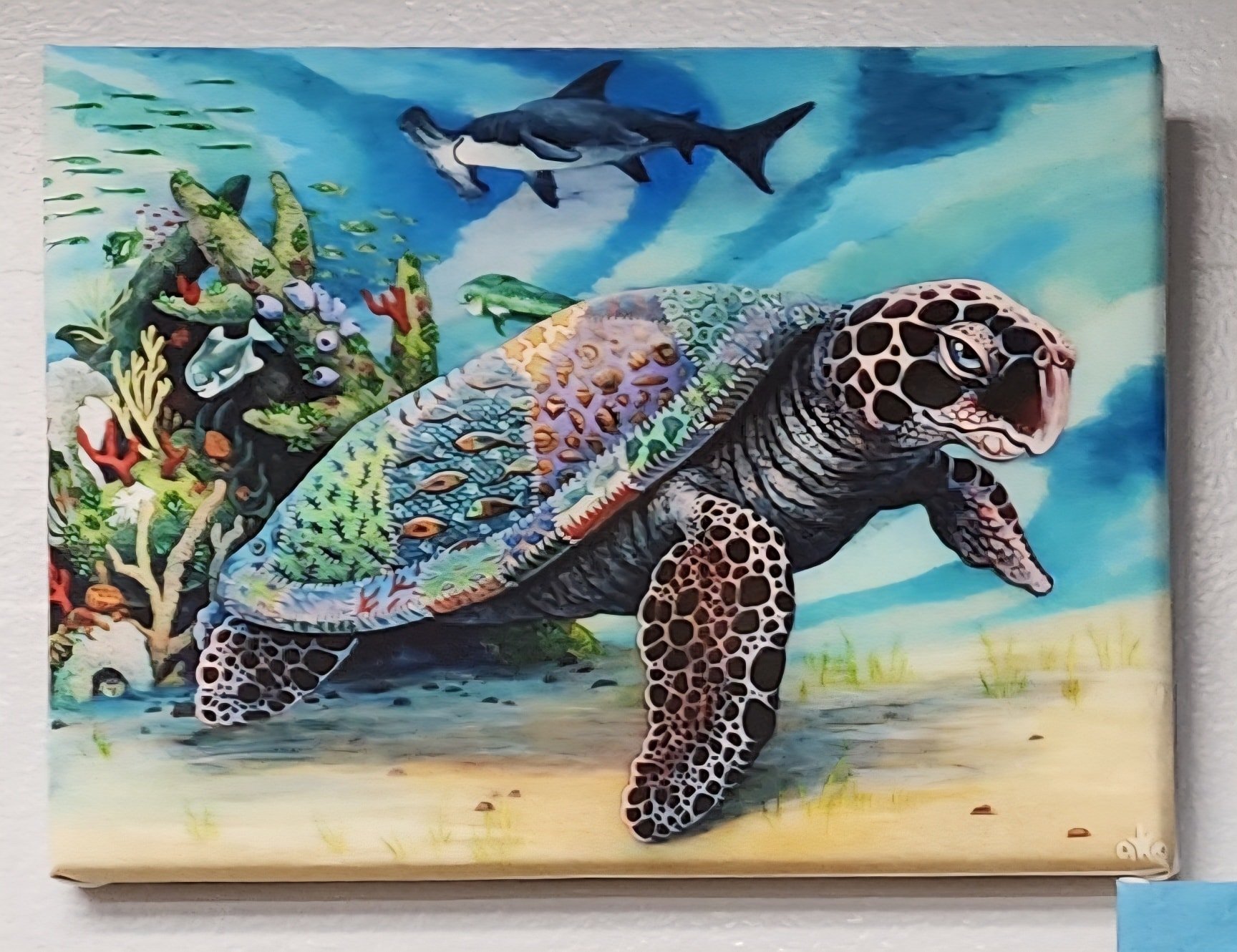 🎨🍕 Local art. Local pizza. One shared space. 🍕🎨

Supporting local creators is part of who we are at Pizza Dive, and our Featured Artist Wall is one of our favorite ways to do that. We&rsquo;re so proud to showcase the work of local artist Amy Kol