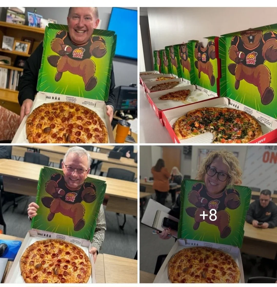 Fresh pizza boxes, full hearts 🧡🖤

Meet Pizza Bib &mdash; our brand new, totally custom pizza boxes.
Spills happen. School pride stays.

We loved seeing Beavercreek City Schools be the first to show them off and rep some serious Creek pride. This p