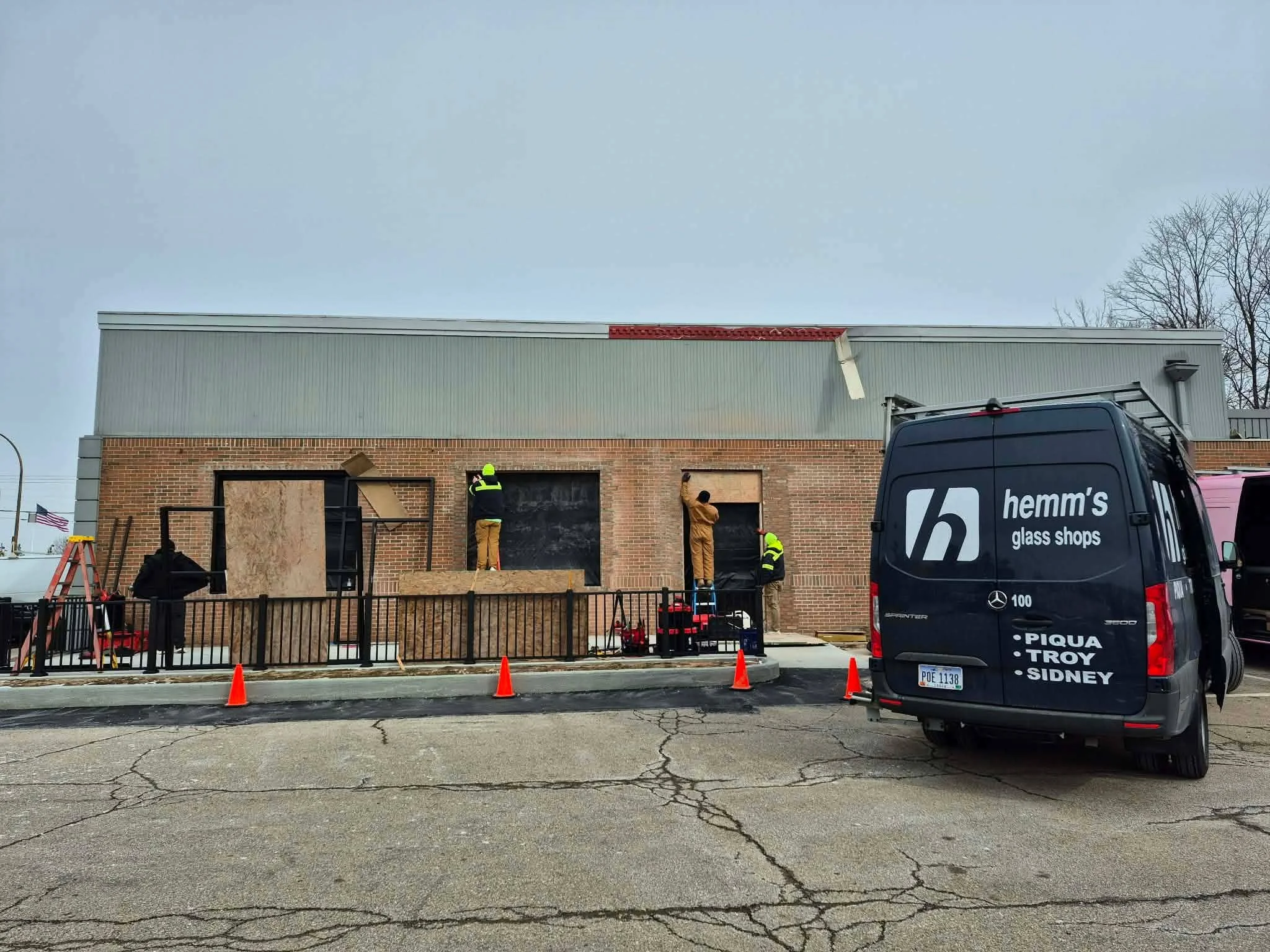 This was a big day at Towne Drive. 🧱✨

The brick is coming down.

After a lot of waiting for this piece of the puzzle, we&rsquo;re finally seeing the space open up for our massive new windows and carryout/delivery door &mdash; and it feels like a tu