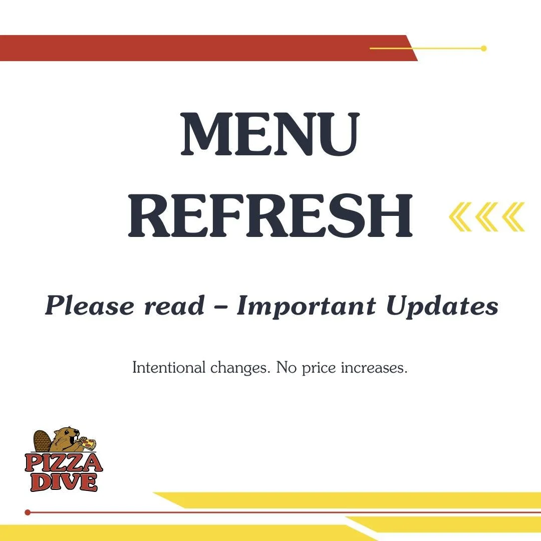 🚨 MENU REFRESH 🚨
Please read &mdash; important updates!

As we continue expanding to Towne Drive while running Dayton Xenia Rd and hosting events, we&rsquo;ve taken a deep dive into our menu.

Every change was intentional. Thought through. Tested. 