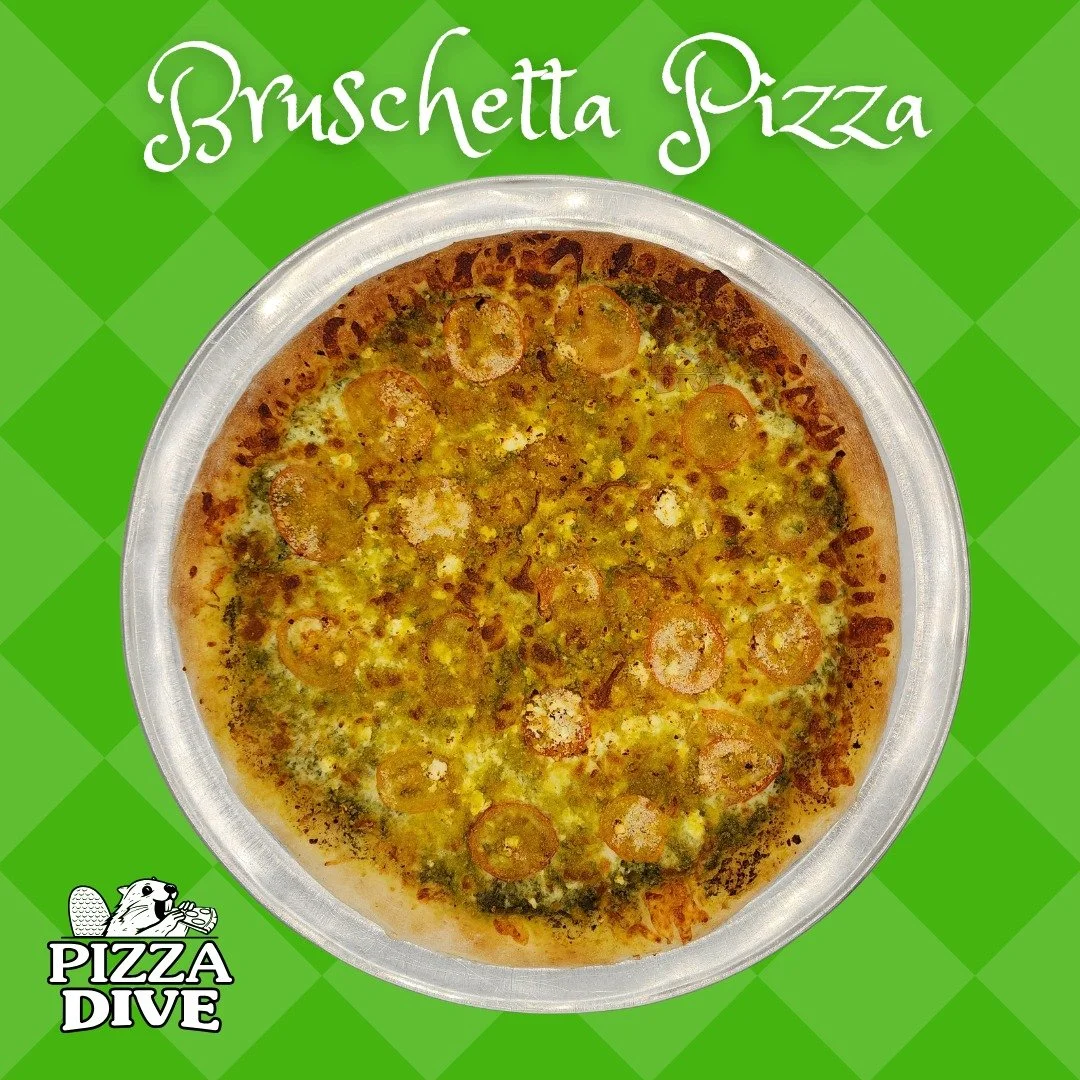 🍀🍕 A Little Green, Done Right

If you&rsquo;re doing St. Patrick&rsquo;s Day&hellip; do it your way.
This is ours.

Bruschetta Pizza &mdash; back as the Rotating Special for March + April.

Pesto base.
Mozzarella + provolone.
Fresh tomatoes.
Feta.
