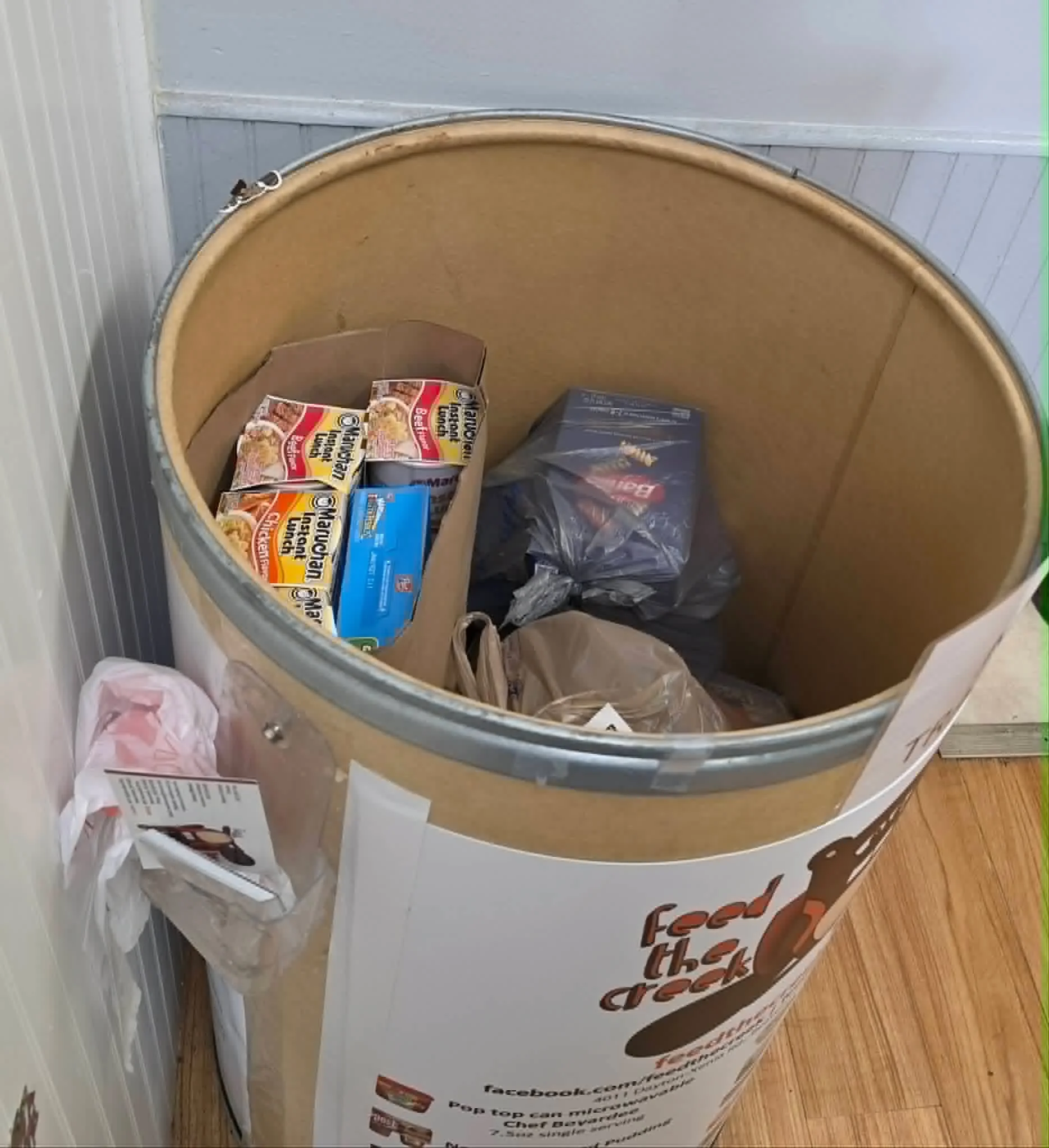 🧡 This right here. 🧡

Our Feed The Creek donation bin is almost full &mdash; and that&rsquo;s because of you.

We&rsquo;re so grateful for a community that shows up, gives back, and takes care of one another &mdash; not because there&rsquo;s a big 