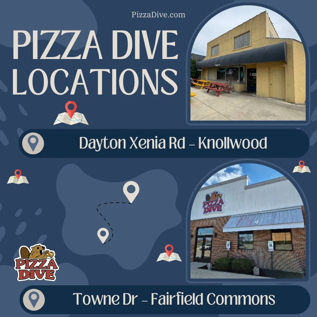 🍕 WELL, WE&rsquo;VE GOT OUR LOCATION NAMES!

After all your ideas, we&rsquo;re going with the practical route. 😂

📍 Dayton Xenia Rd - Knollwood
📍 Towne Dr - Fairfield Commons

Will this make online ordering a little easier? We sure hope so! A lit