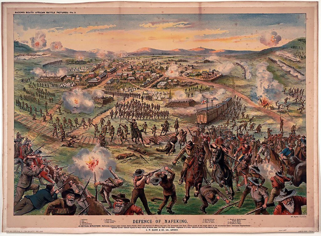  A contemporary depiction of the siege of Mafeking 