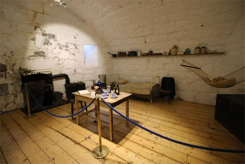The upper chamber of the tower