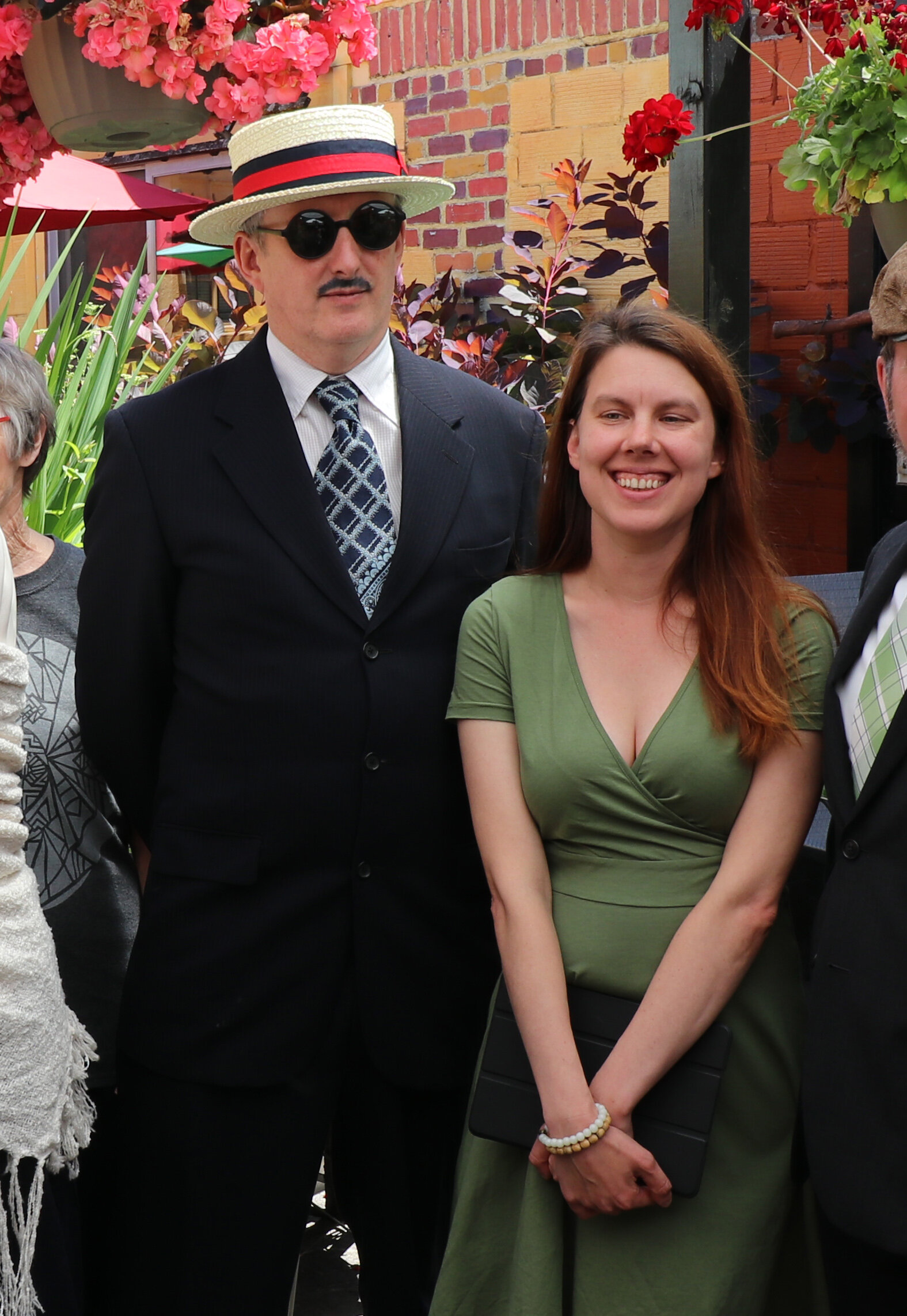 Tom and Kelly on Bloomsday 2018