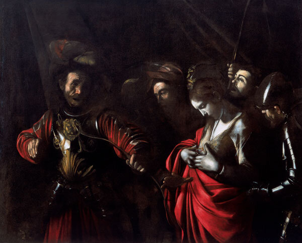 The Martyrdom of St. Ursula , Caravaggio, 1610