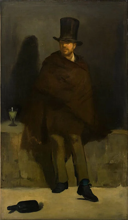  Édouard Manet,  The Absinthe Drinker , 1859 