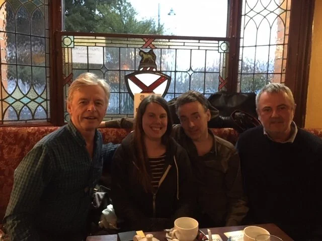 Andrew, Kelly, Dermot and James at Fitzgerald's