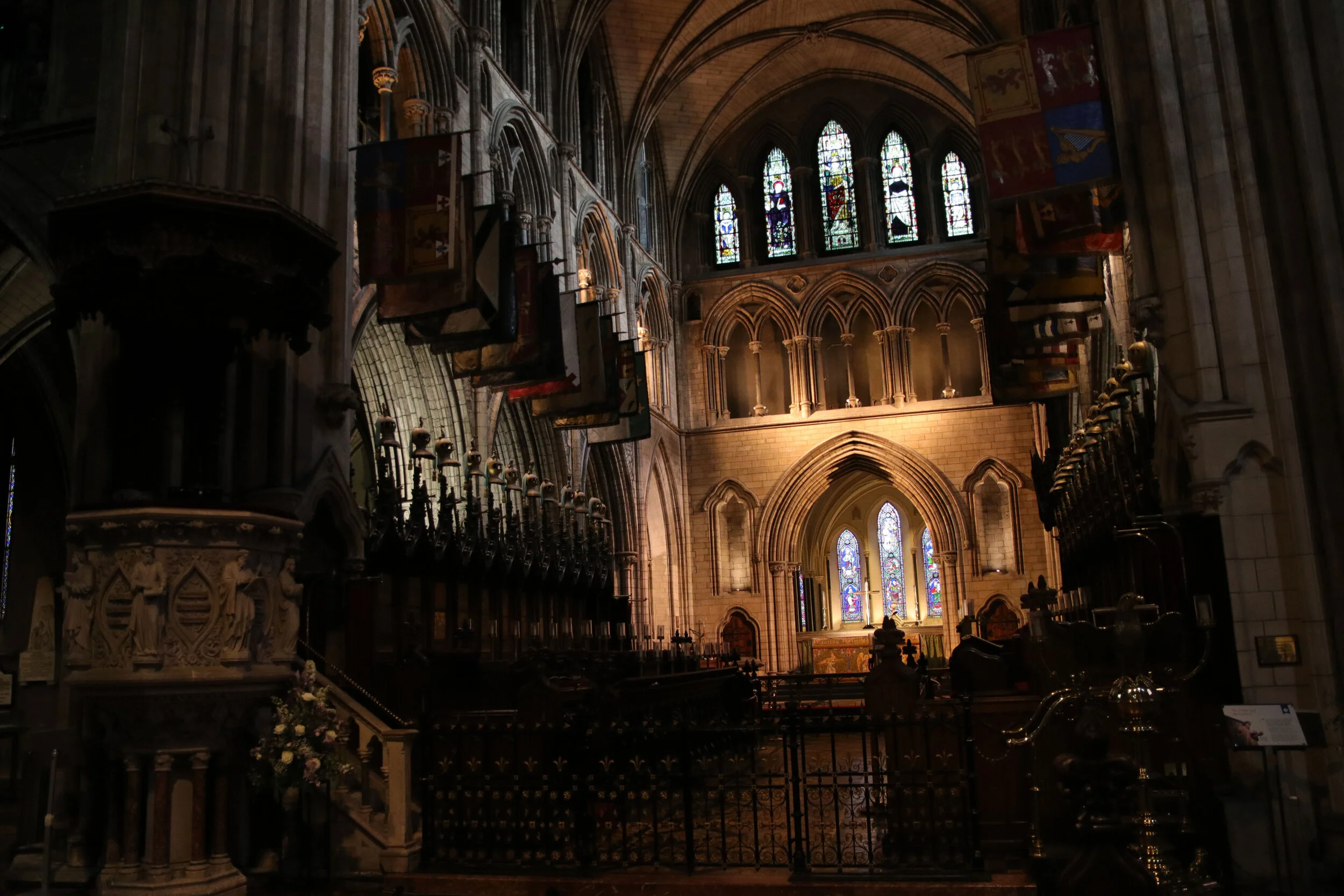  The interior of St. Patrick's Cathedral, Dublin 