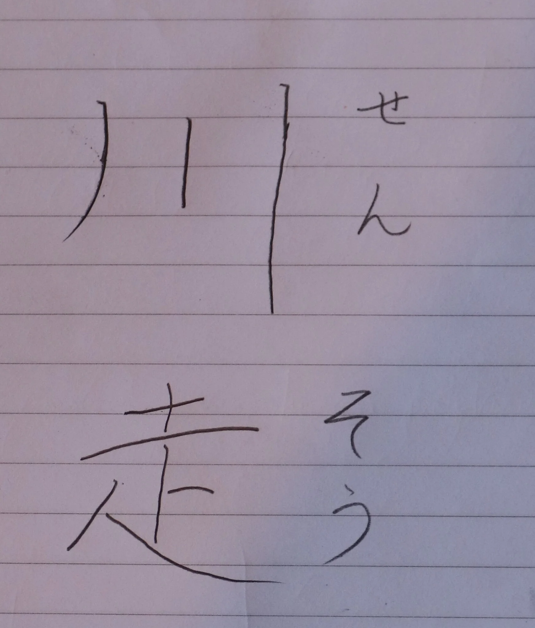 Kanji literally meaning