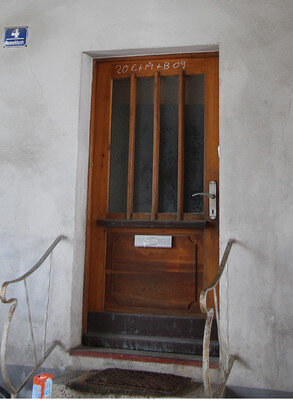  Chalked door on the Epiphany 