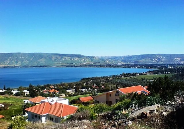 Kinneret on the lakeshore of Tiberias