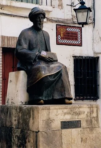  A Statue of Moses Maimonides in Cordoba, Spain 