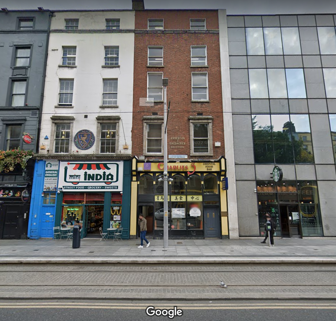 Present-day Westmoreland St.