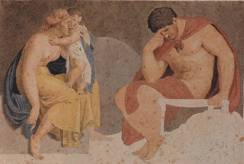   Sorrowful Ajax , Asmus Jakob Carstens, 1791 