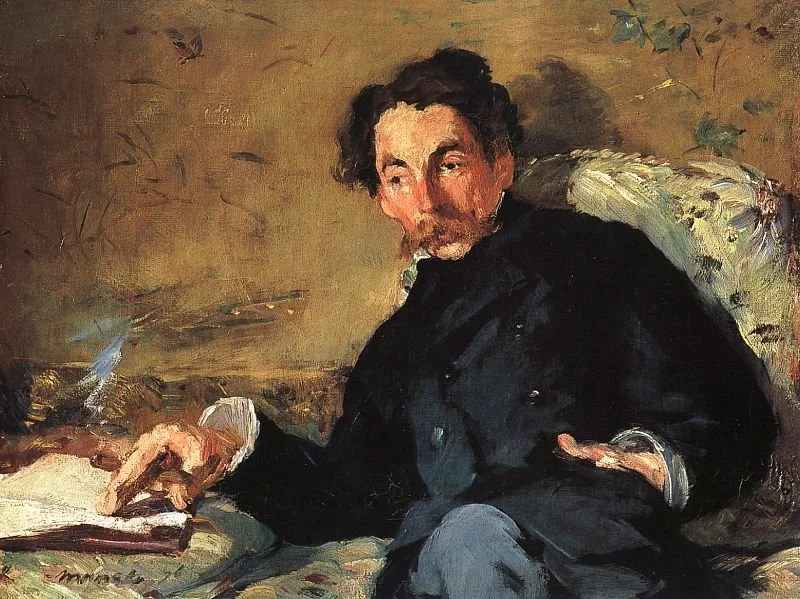 Portrait of Mallarmé , Edouard Manet, 1876