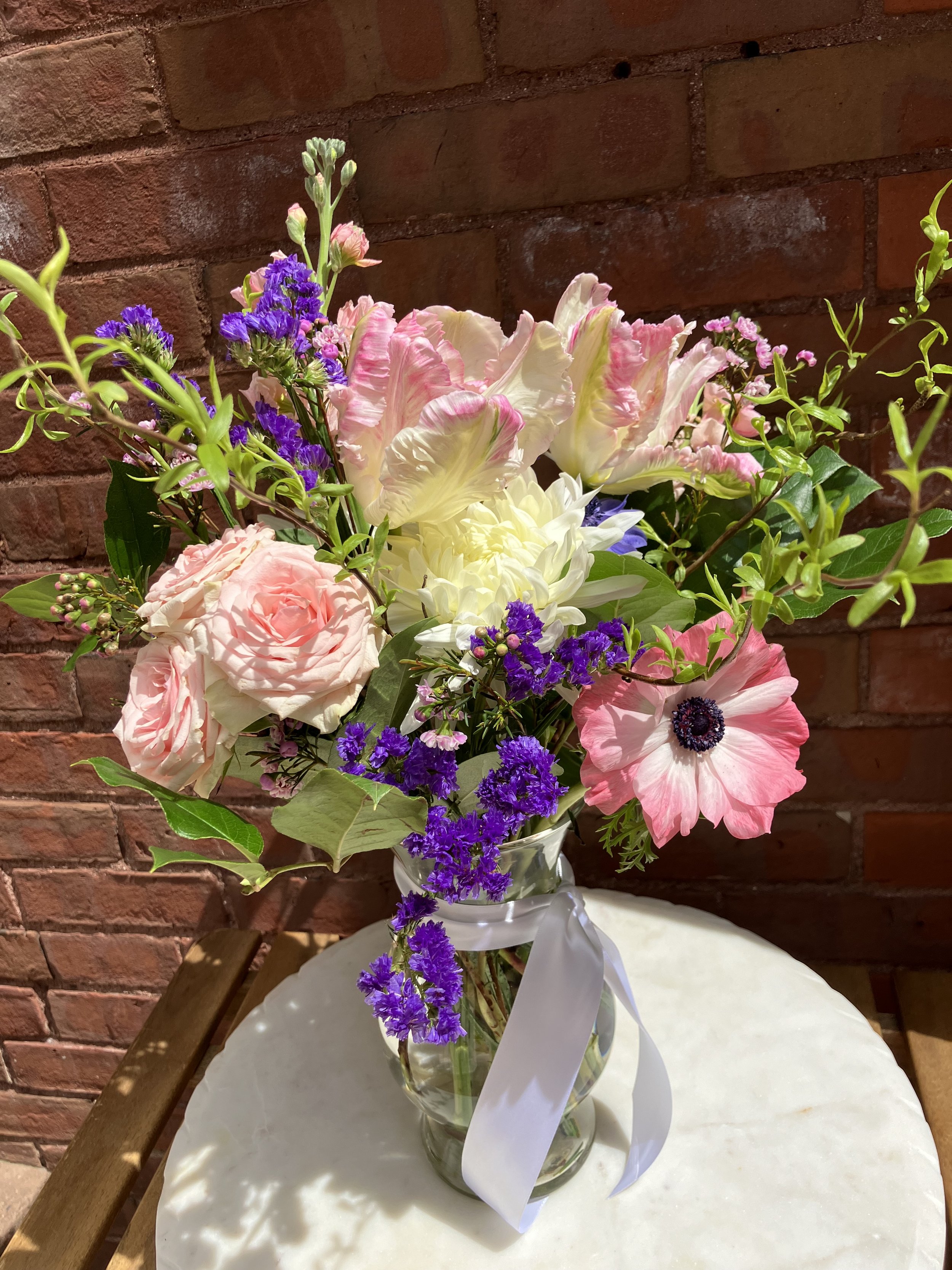 Glass Vase Arrangement