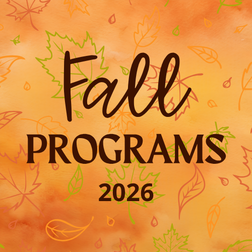 Fall 2026 Youth Programs: Registration Is Open!