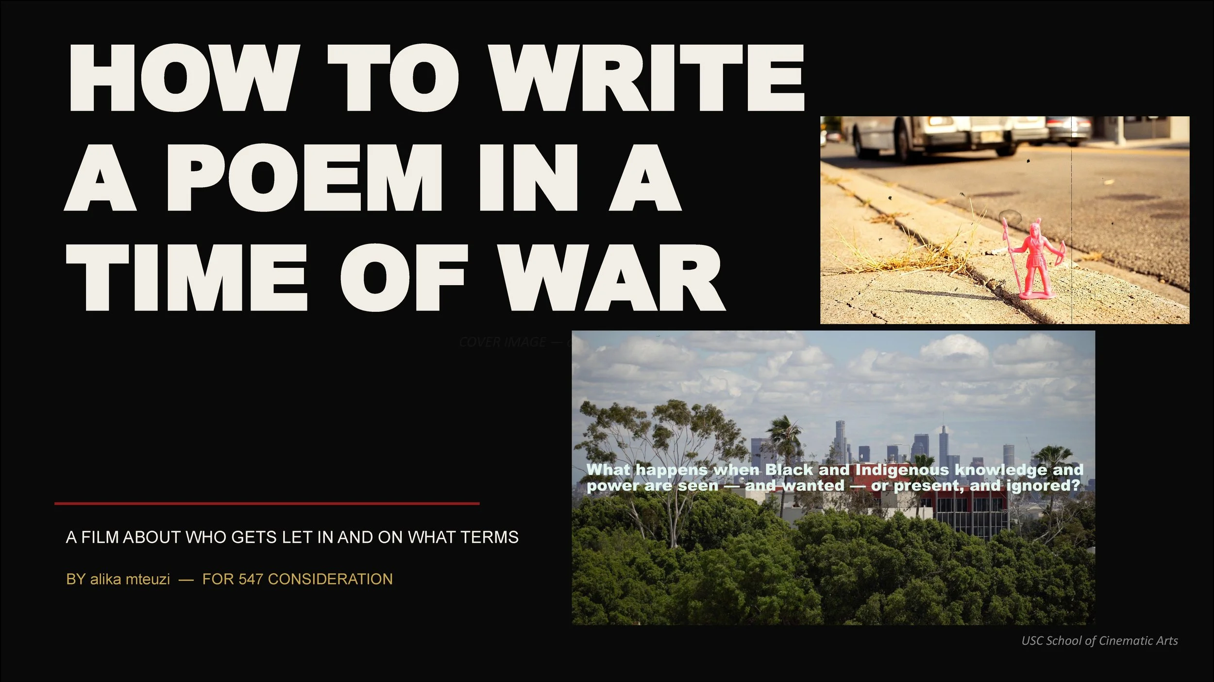 how to write a poem in a time of war