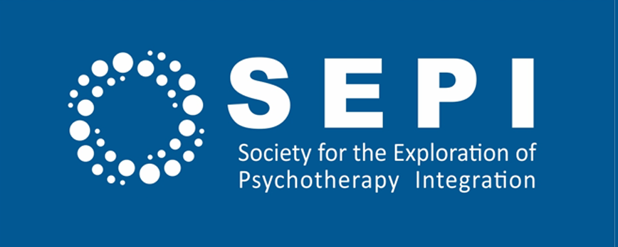 Logo of the Society for the Exploration of Psychotherapy Integration (SEPI) with a circular design made of dots and the organization's name.