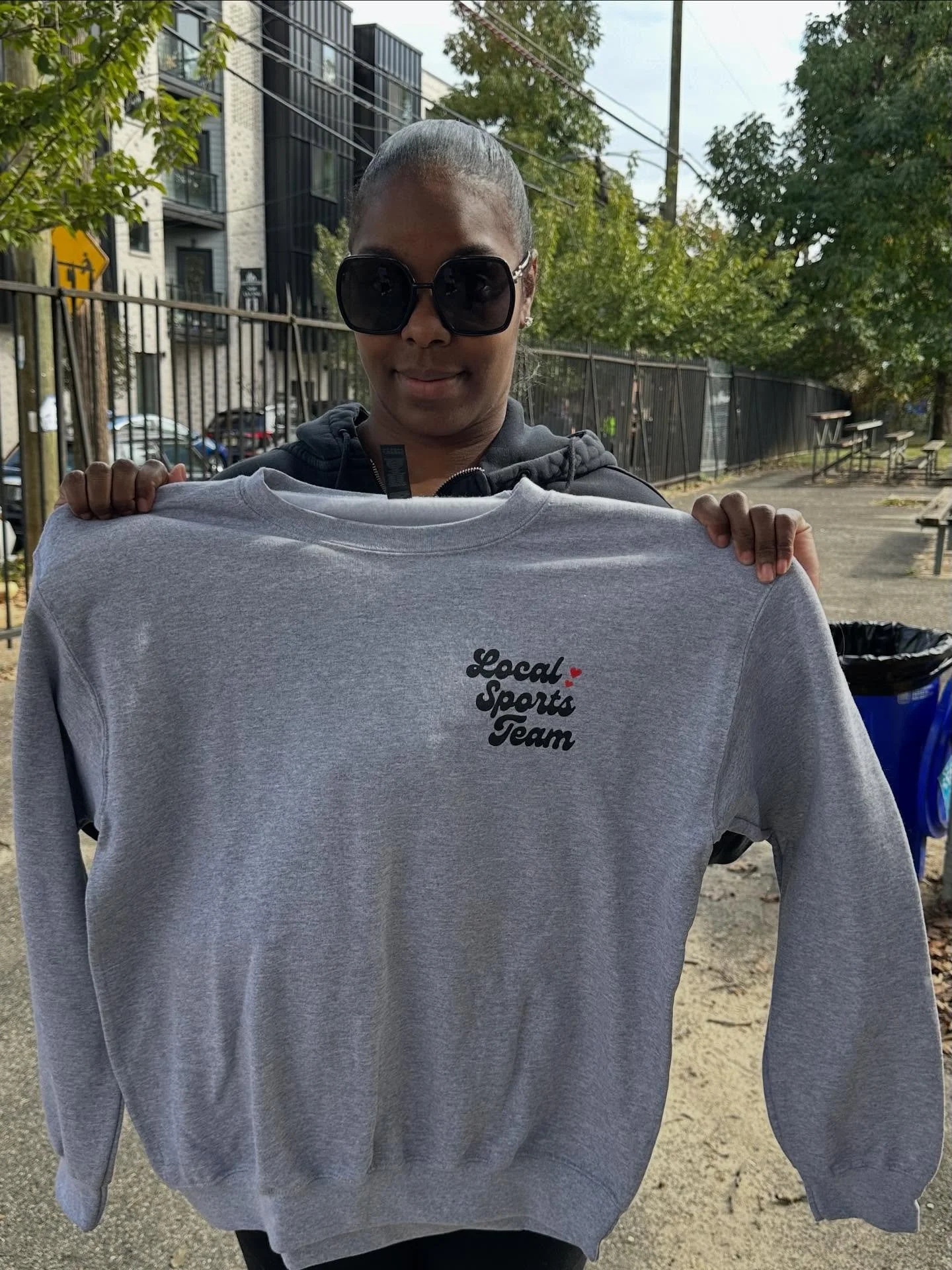 Thank you Katie Cotton of @thenoblebearsalon_  in Ambler. Katie has supported our mission for several years by collecting donations for our programs. She&rsquo;s a sports mom, and had the great idea of providing these sweatshirts for parents/caregive