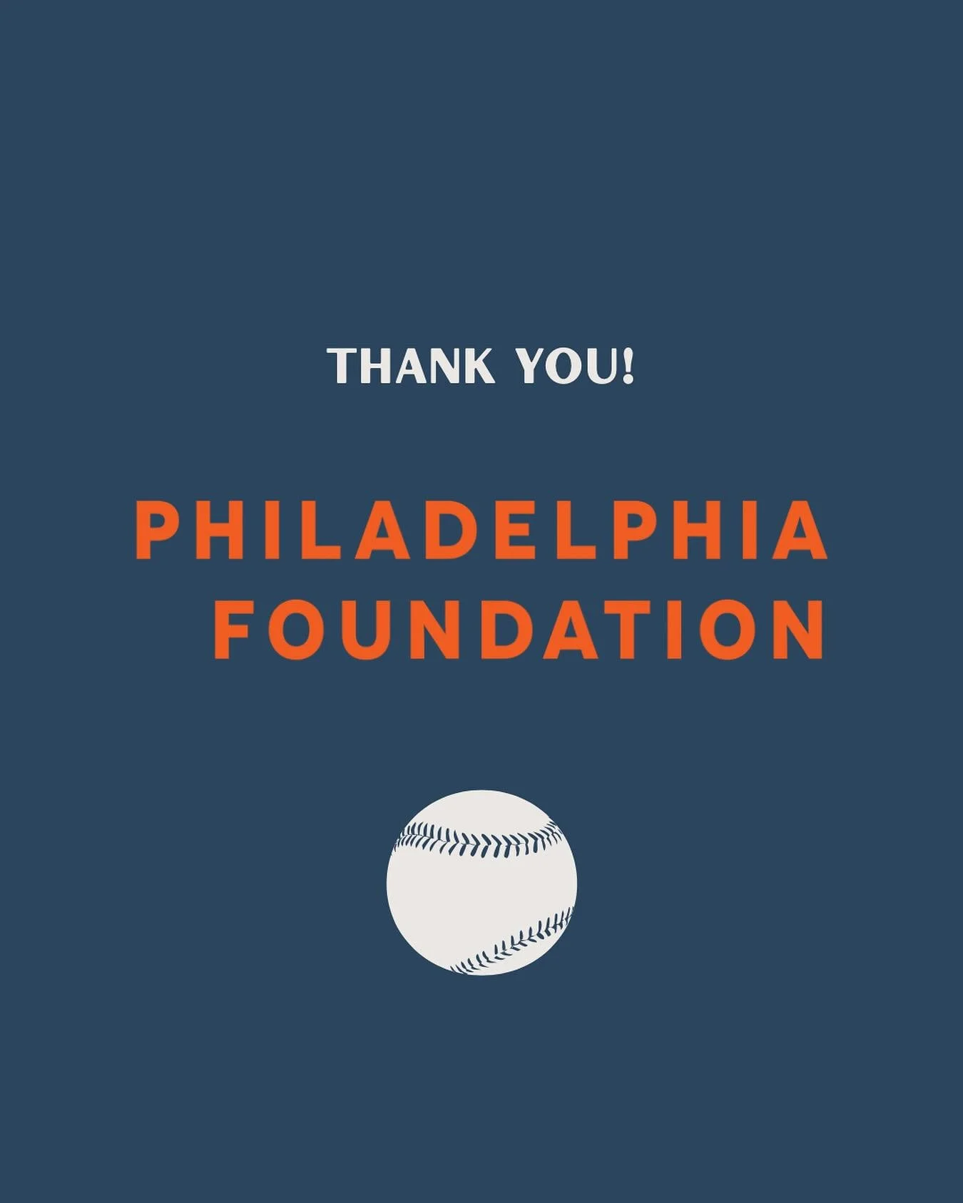 We&rsquo;re incredibly grateful to receive support from The John T. Walton Athletic Scholarship Fund of The Philadelphia Foundation! 

This grant helps The On Deck Circle continue delivering impactful programming at Philadelphia&rsquo;s Recreation Ce