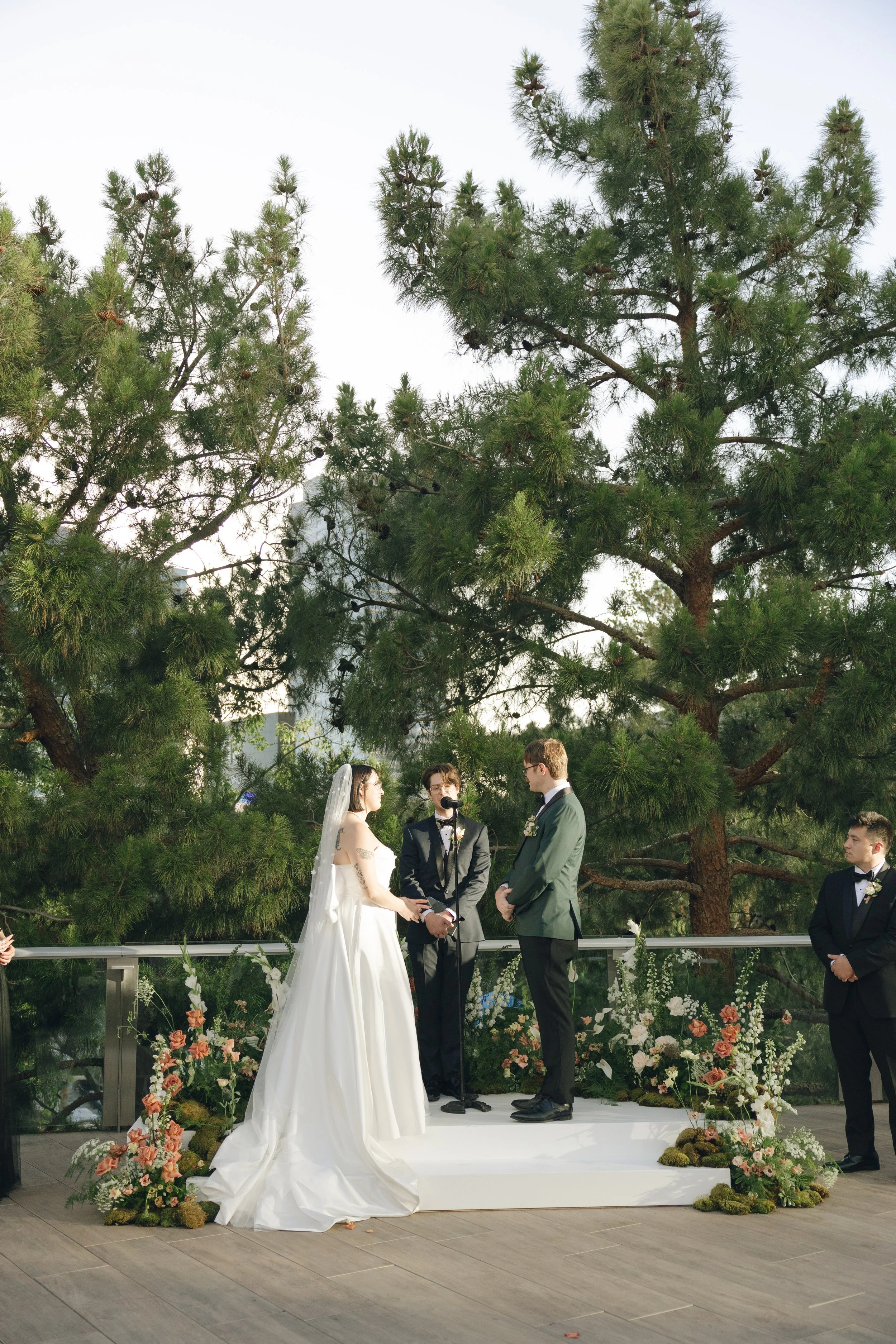 Wedding Ceremony at Ironwood Terrace - Aria Resort - Simply Weddings Las Vegas