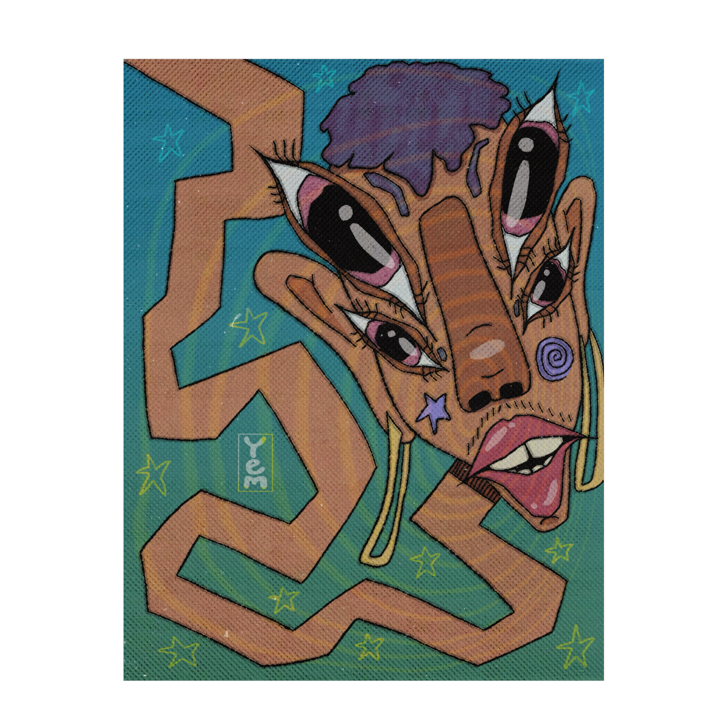 ‘spiraling’ print