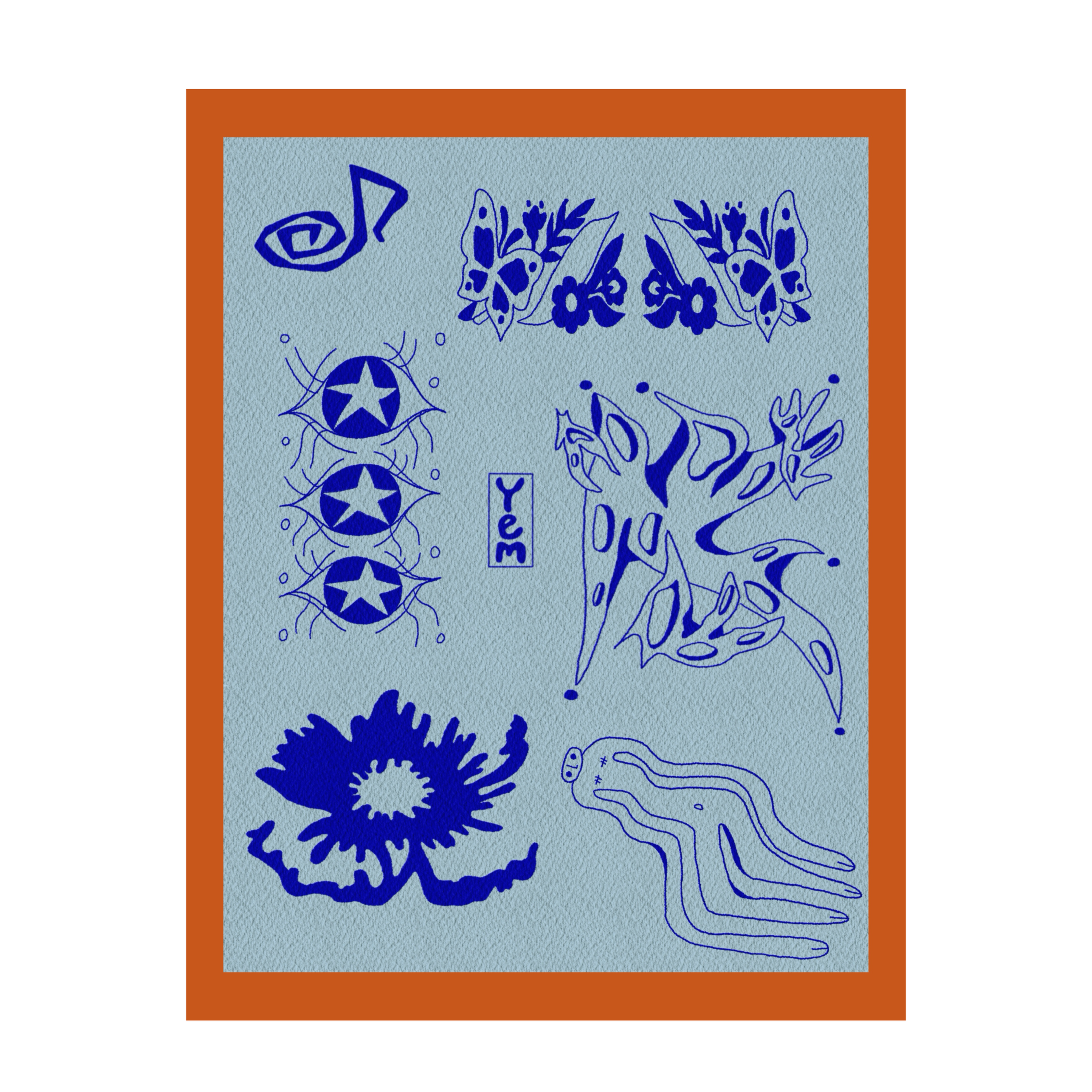 ‘tatu flash sheet #3’ print