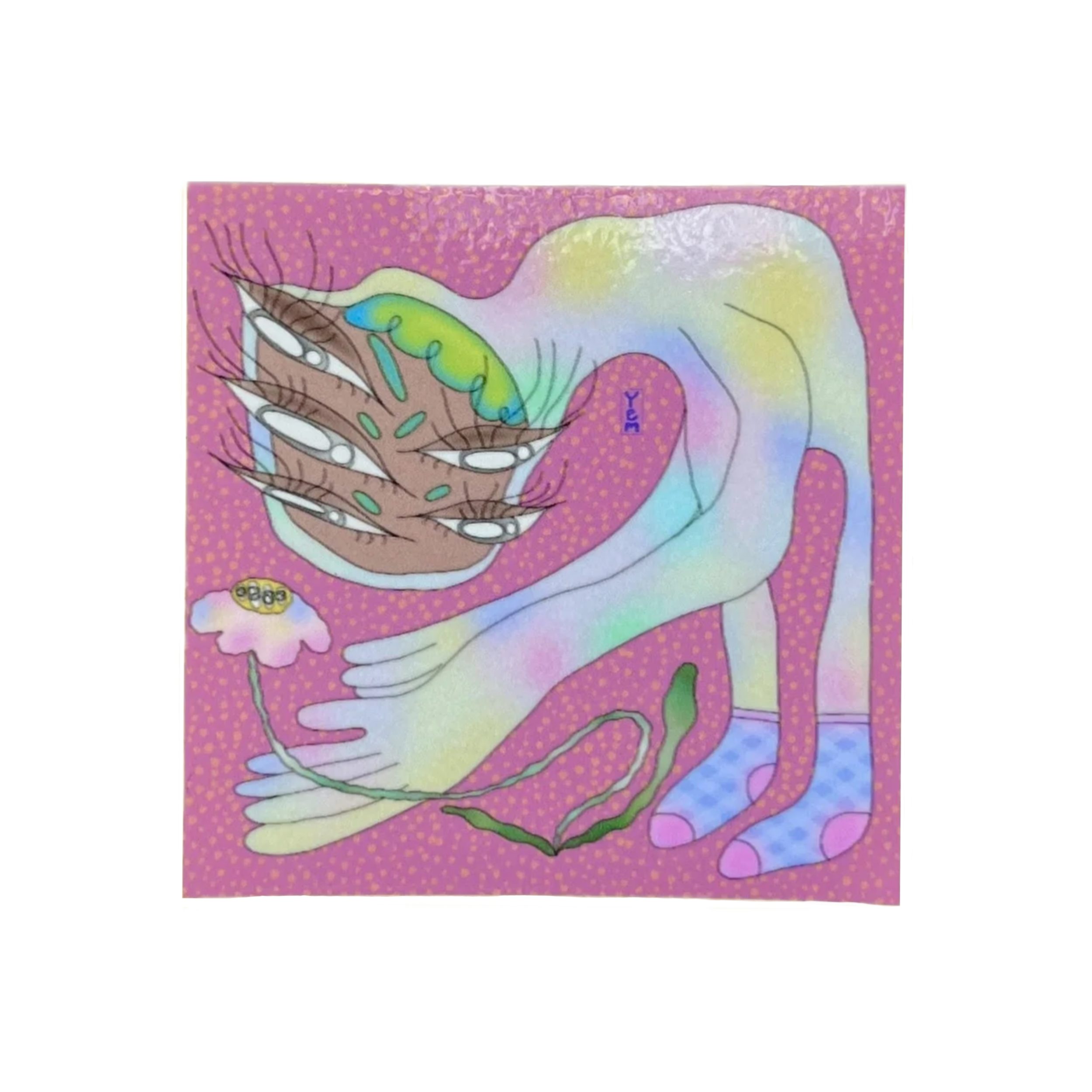 'lookin 4 answers' sticker