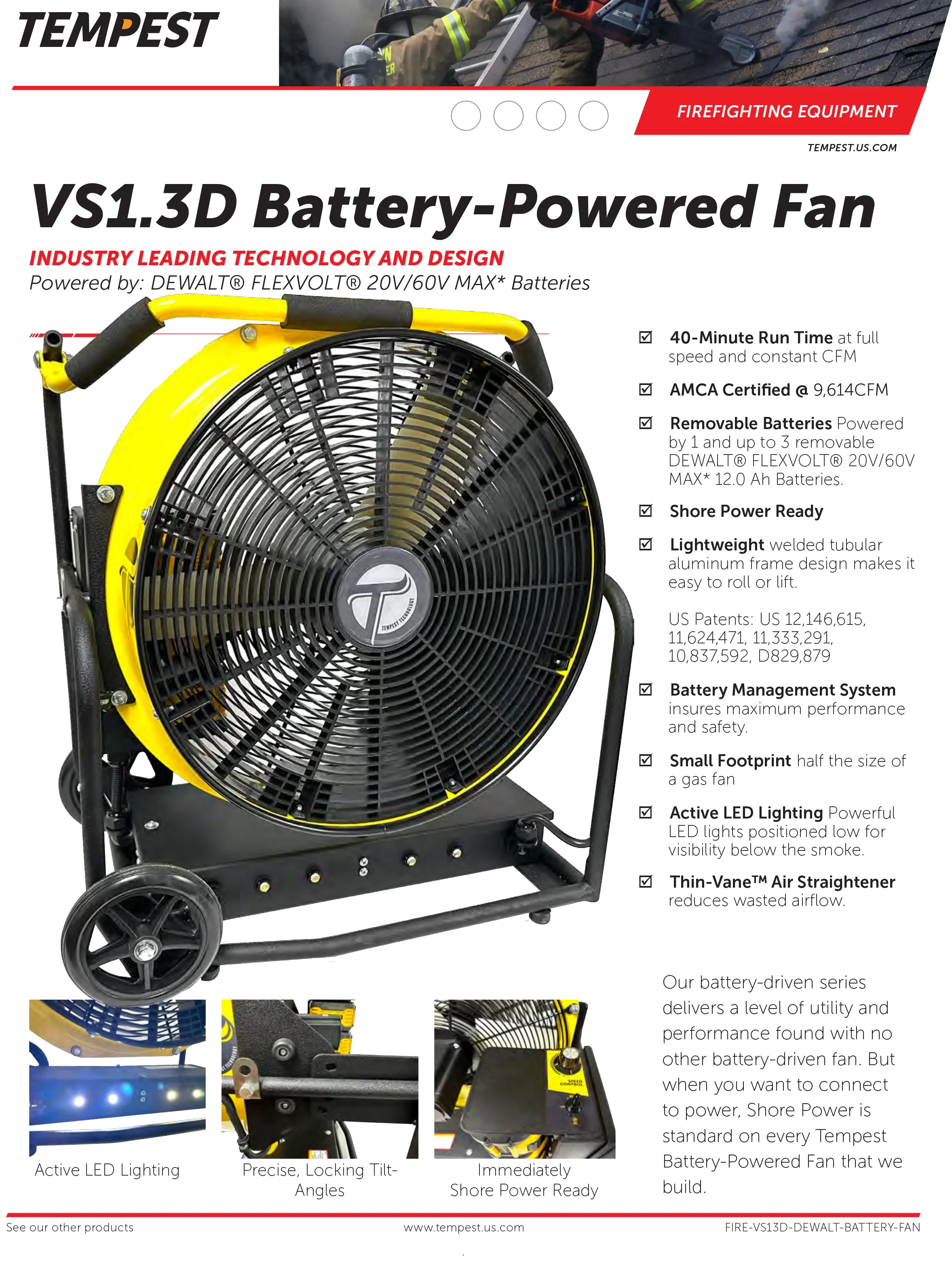 I created a consistent series of detailed spec sheets